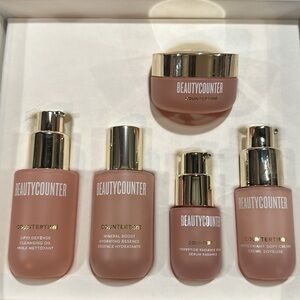 Beautycounter Countertime travel set. Brand new in the original box
